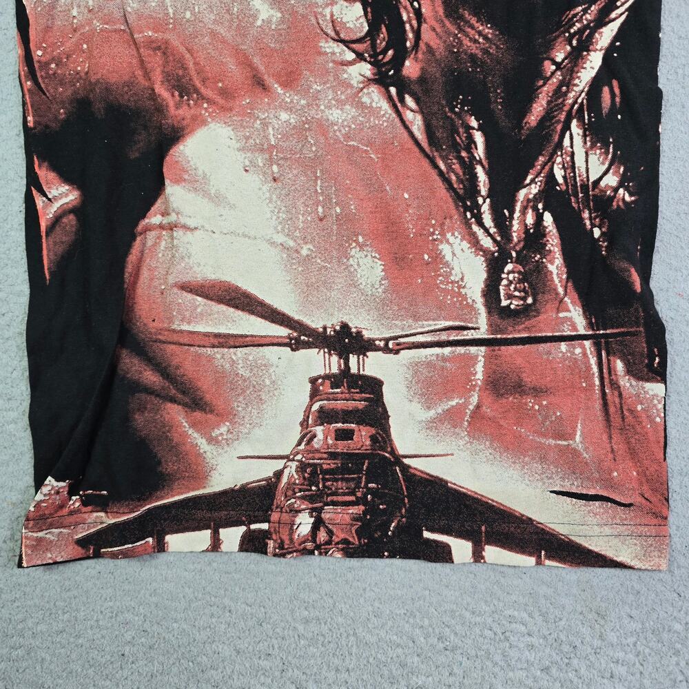Ripple Junction Rambo T-Shirt Men's S (XS Actual) Big Graphic Retro Sly Stallone - Picture 2 of 7